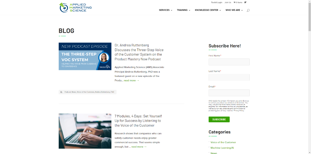 Applied Marketing Science